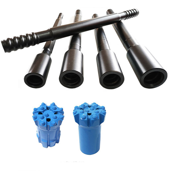  Top hammer rock drilling tools R25 R28 R32 MF drill rod drifting drill rod