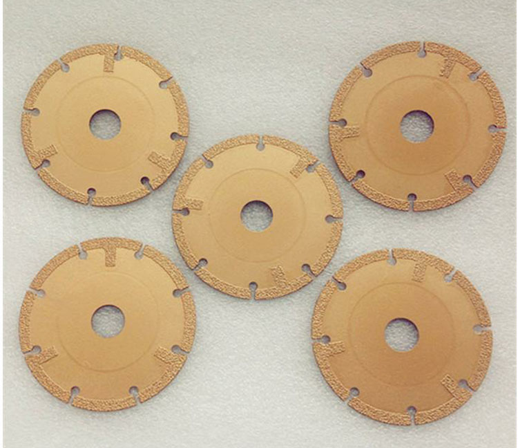 High quality circular vacuum brazed saw blade for cutting marble