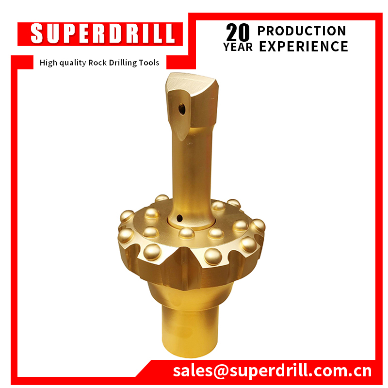  R32 6 degree pilot adapter reaming button drill bit