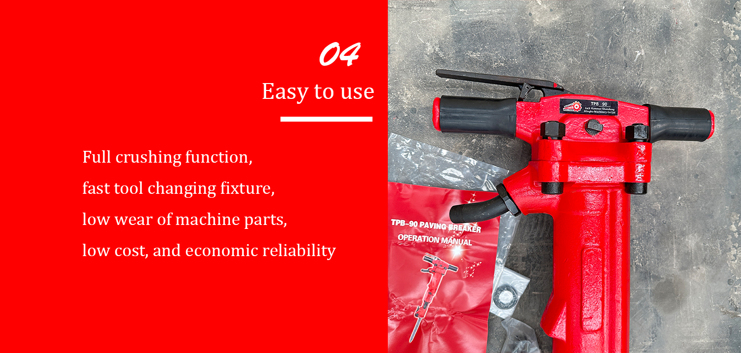 Toku TPB-60 paving breakers Key Features