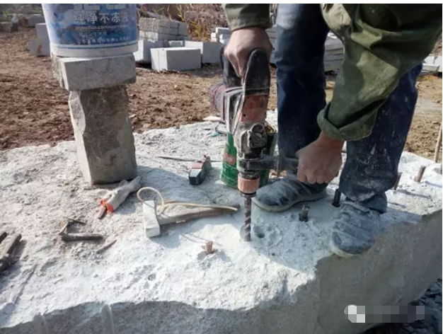 drill to make holes
